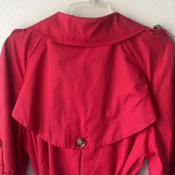 Trina Turk jacket red size Small stunning double breasted statement